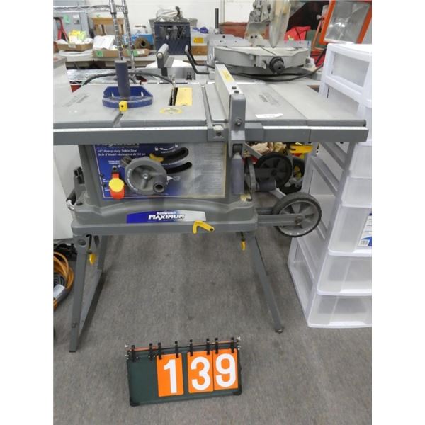 Mastercraft Maximum 10" heavyduty table saw