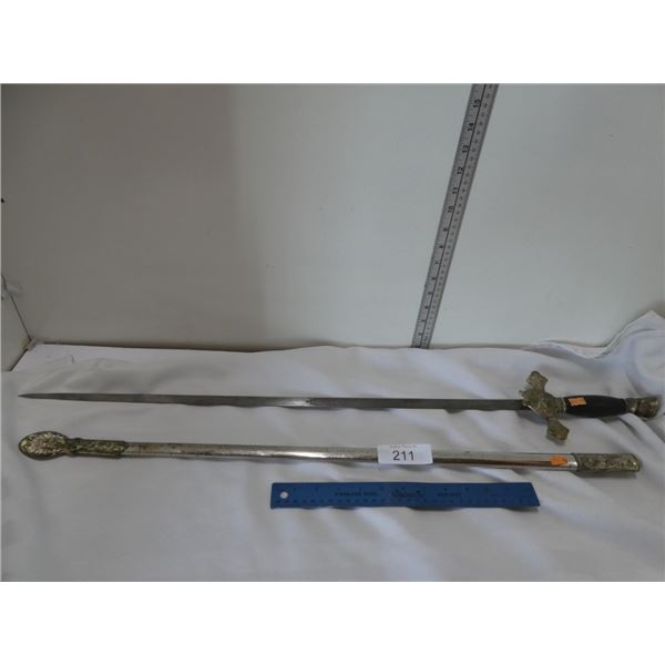 Knights of Columbus sword w/ sheath