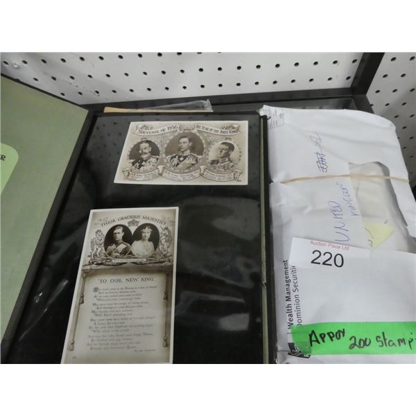 extensive stamp collection