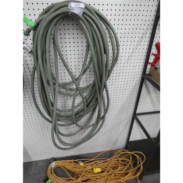 garden hose and Extension Cord