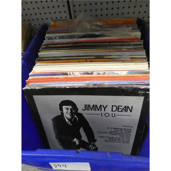 assorted vinyl records