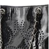 Image 5 : Chanel Black Patent Perforated Leather Triple CC Medium Tote Bag
