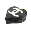 Image 3 : Chanel Black Quilted Patent CC Heart Bag