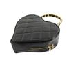 Image 4 : Chanel Black Quilted Patent CC Heart Bag