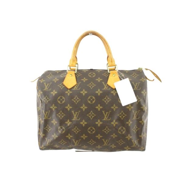 Louis Vuitton Brown Monogram Canvas Speedy 30 Handbag