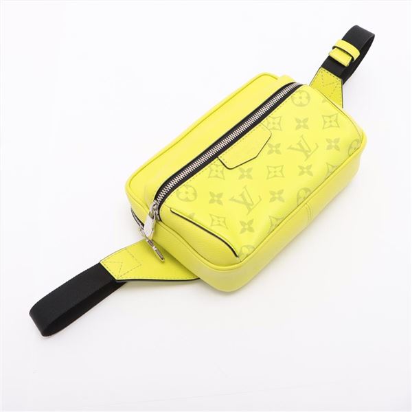 Louis Vuitton Yellow Monogram Canvas Taigarama Leather Outdoor Bumbag Waist Bag