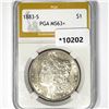 1883-S Morgan Silver Dollar PGA-MS63+