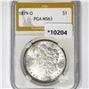 1879-O Morgan Silver Dollar PGA-MS63