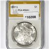 1897-S Morgan Silver Dollar PGA-MS64+