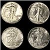 1940's (4) Walking Half Dollars UNCIRCULATED
