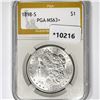 1898-S Morgan Silver Dollar PGA-MS63+