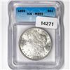 1898 Morgan Silver Dollar ICG-MS65