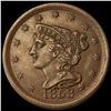 1853 Braided Hair Half Cent UNCIRCULATED