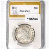 1832 Capped Bust Half Dollar PGA-MS61