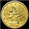 1850 $2.50 Gold Quarter Eagle UNCIRCULATED