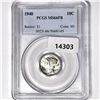 Image 1 : 1940 Mercury Silver Dime PCGS-MS66 FB