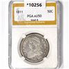 1811 Sml 8 Capped Bust Half Dollar PGA-AU50