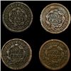 Image 2 : (4) Large Cents UNCIRCULATED