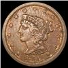 1851 Braided Hair Half Cent LIGHTLY CIRCULATED