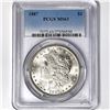 Image 1 : 1887 Morgan Silver Dollar PCGS-MS63