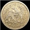 Image 2 : 1853 Arws n Rays Seated Liberty Quarter NEAR UNC