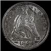 Image 1 : 1854 Arrows Seated Liberty Half Dime CLOSE UNC