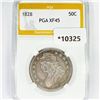 Image 1 : 1828 Capped Bust Half Dollar PGA-XF45