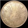 1909 Mexico Silver Peso NEARLY UNCIRCULATED