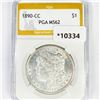 1890-CC Morgan Silver Dollar PGA-MS62