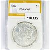 1892 Morgan Silver Dollar PGA-MS61