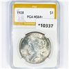 1928 Silver Peace Dollar PGA-MS64+