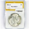 1926-S Silver Peace Dollar PGA-MS63+