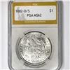1882-O/S Morgan Silver Dollar PGA-MS62