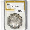 1881-S Morgan Silver Dollar PGA-MS66+