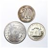 Image 2 : (2) Half Dollars and (1) 1883-O Morgan Silver Doll