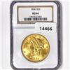 Image 1 : 1904 $20 Gold Double Eagle NGC-MS64