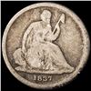 Image 1 : 1837 Seated Liberty Dime NICELY CIRCULATED