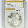 Image 1 : 1882-O Morgan Silver Dollar PGA-MS64+