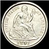 Image 1 : 1891 Seated Liberty Dime UNCIRCULATED