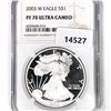 Image 1 : 2003 W American Silver Eagle NGC-PF70 UC