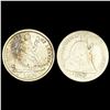 Image 1 : (2) Seated Liberty Dimes NICELY CIRCULATED