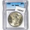 1935 Silver Peace Dollar ICG-MS63