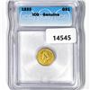 1855 Rare Gold Dollar ICG-MS65