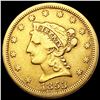 Image 1 : 1853 $2.50 Gold Quarter Eagle LIGHTLY CIRCULATED