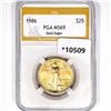 1986 $25 1/2oz American Gold Eagle PGA-MS69