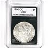 1890-CC Morgan Silver Dollar GG-MS