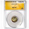 1954-S Roosevelt Dime ANACS-MS66