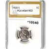 1920-S Wheat Cent PGA-MS64
