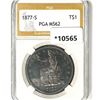 1877-S Silver Trade Dollar PGA-MS62