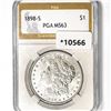 1898-S Morgan Silver Dollar PGA-MS63